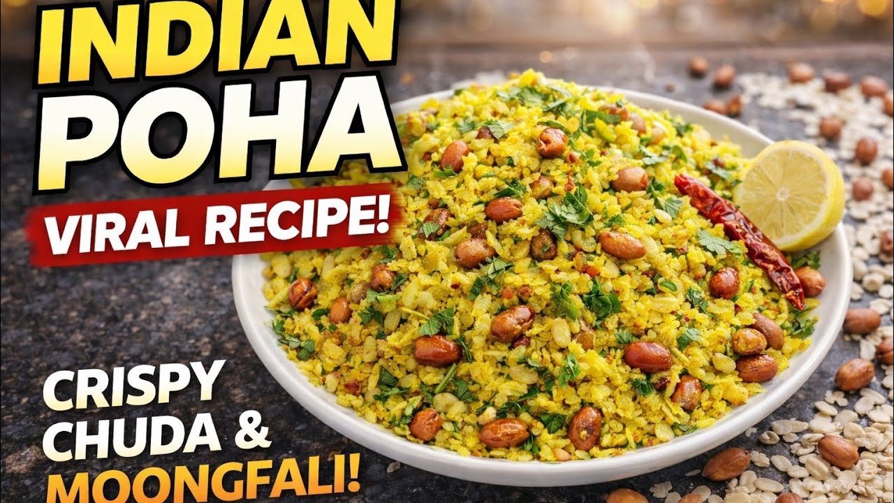 Once you try this Poha, you’ll eat it every day 😋”“एक बार खाया तो रोज़ बनाओगे 😍”