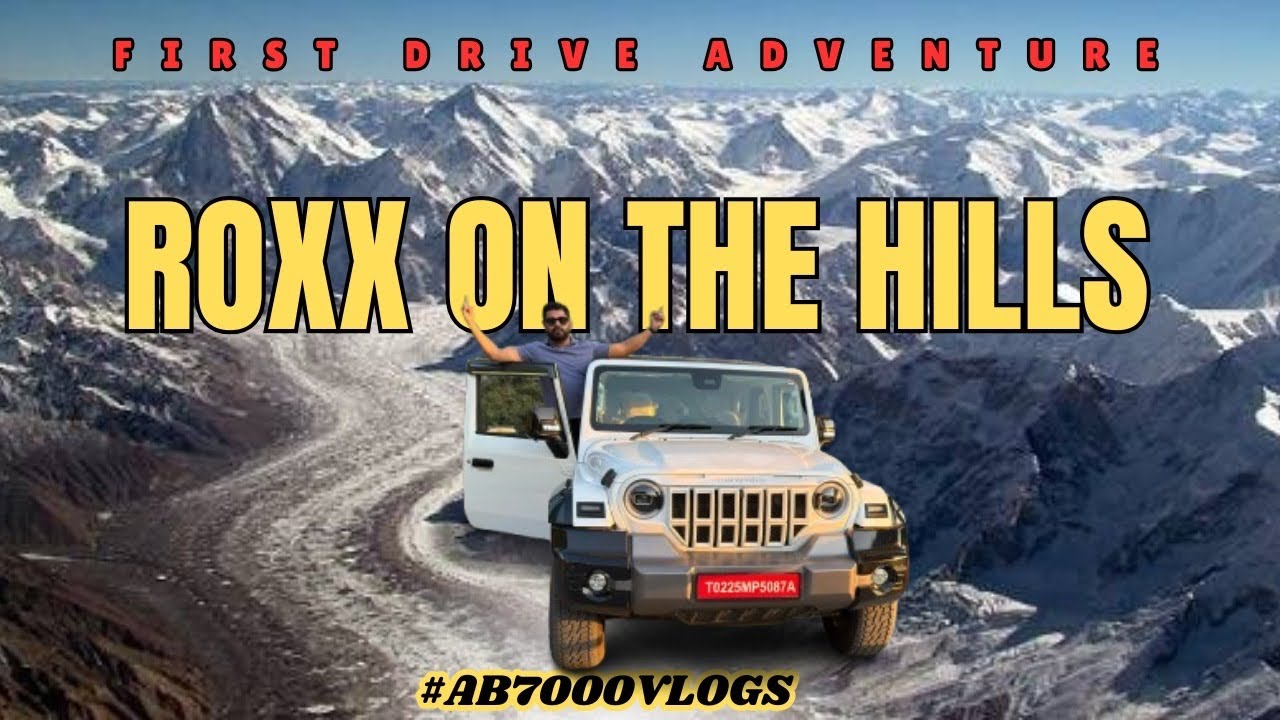 Extreme Hill Drive in my Thar Roxx - Power Test! #ab7000vlogs #tharroxx