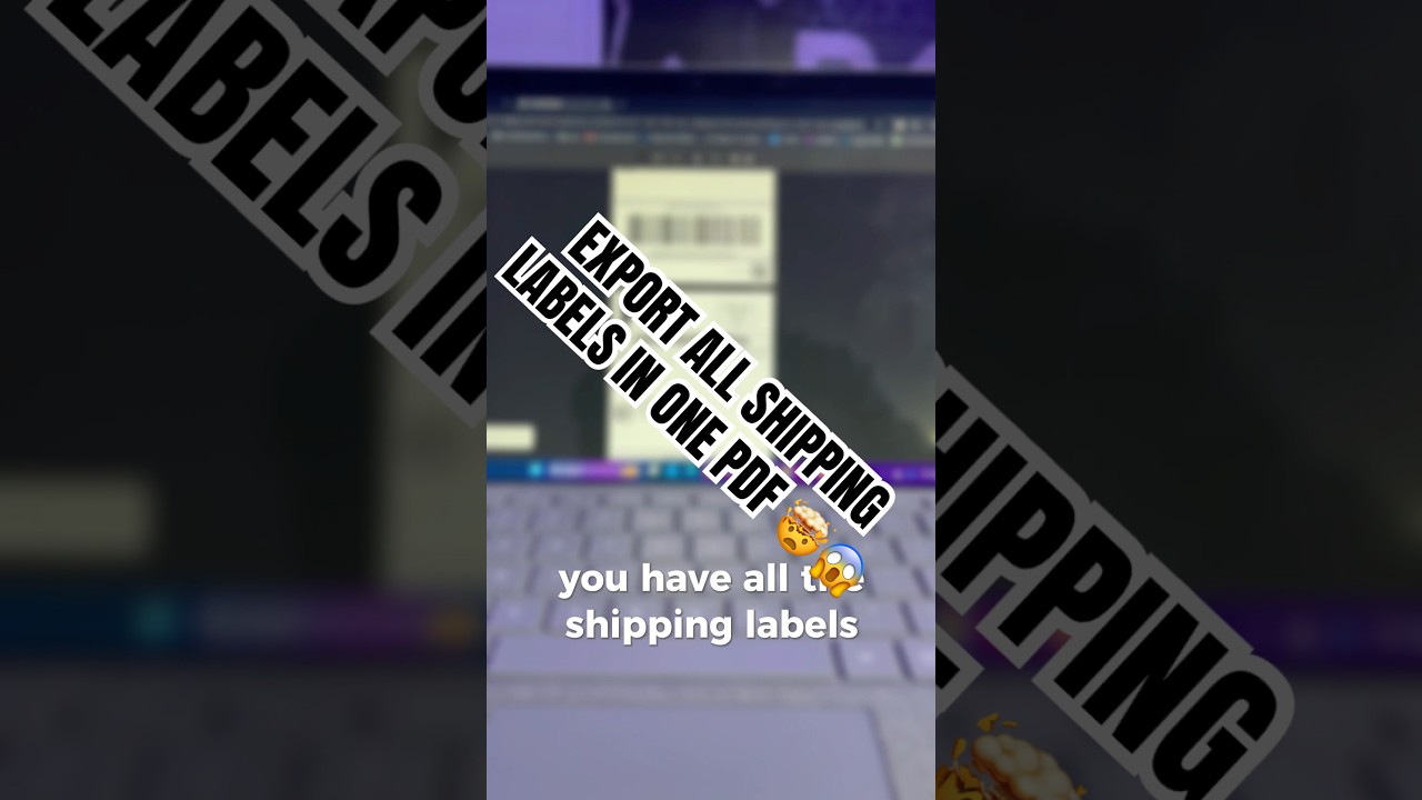 Fastest Way to Print ALL Your Shipping Labels on Whatnot 😮&zwj;💨 #whatnot #whatnotseller #shippinghack