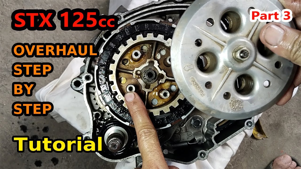 Engine Overhaul 03 - Clutch Side - Yamaha Motorcycle STX 125 Rebuild Refresh Restore #motorcycle