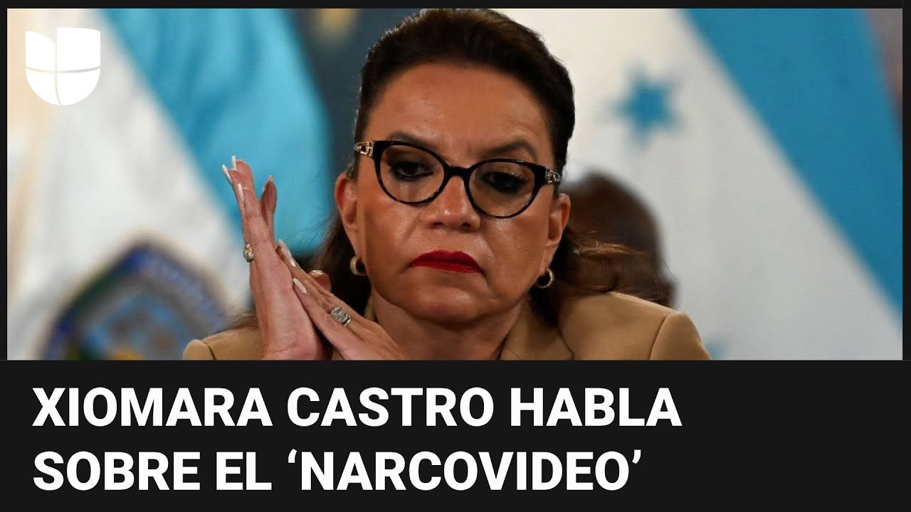Se pronuncia la presidenta Xiomara Castro tras el 'narcovideo' que sacude al gobierno de Honduras