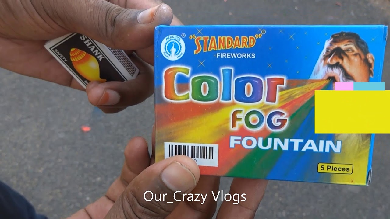 Standard Fireworks Color Fog Fountain