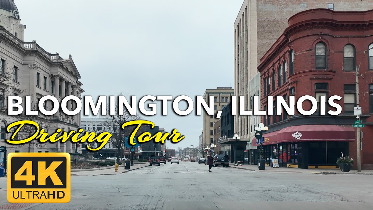Driving Through Bloomington, Illinois | A College Town Shaped by Roads and Rails