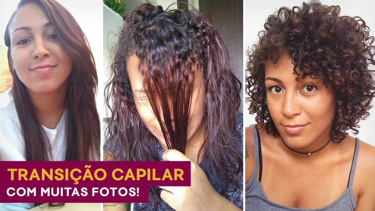 MINHA TRANSIÇÃO CAPILAR em FOTOS | Do liso ao cacheado