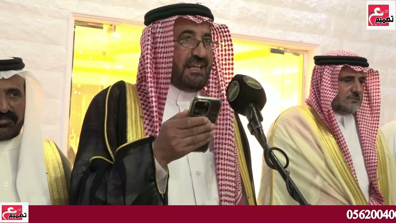 إقبال وفد من قبيلة الحباب من قحطان في حفل الاحتفاء بالشاعر محمد العطاوي 