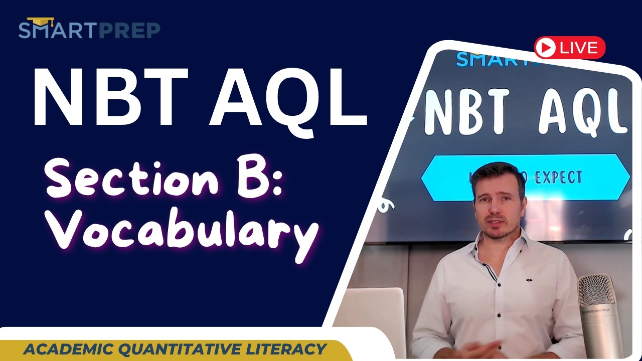 NBT AQL Exam Preparation: Vocabulary