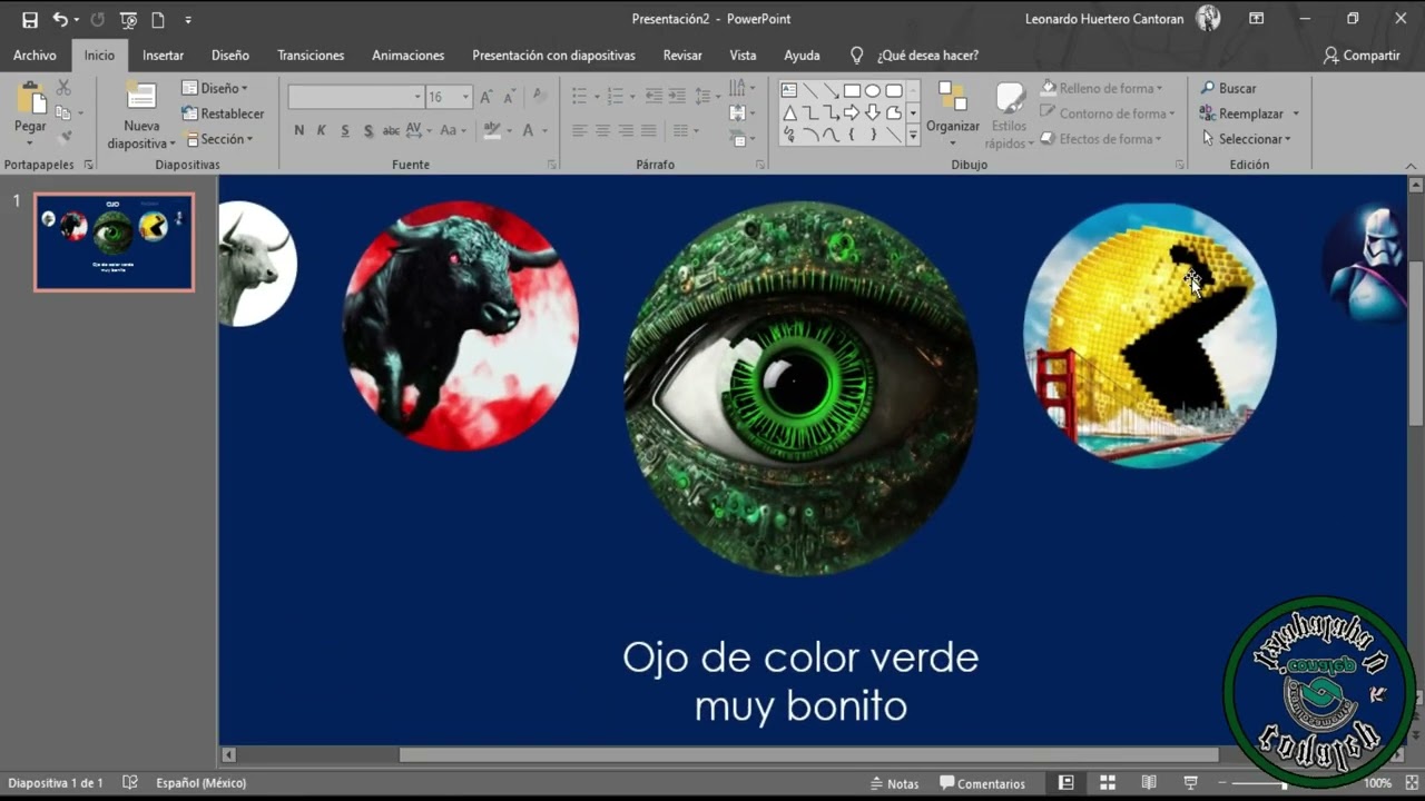 TUTORIAL POWERPOINT  RULETA E INFOGRAFIA