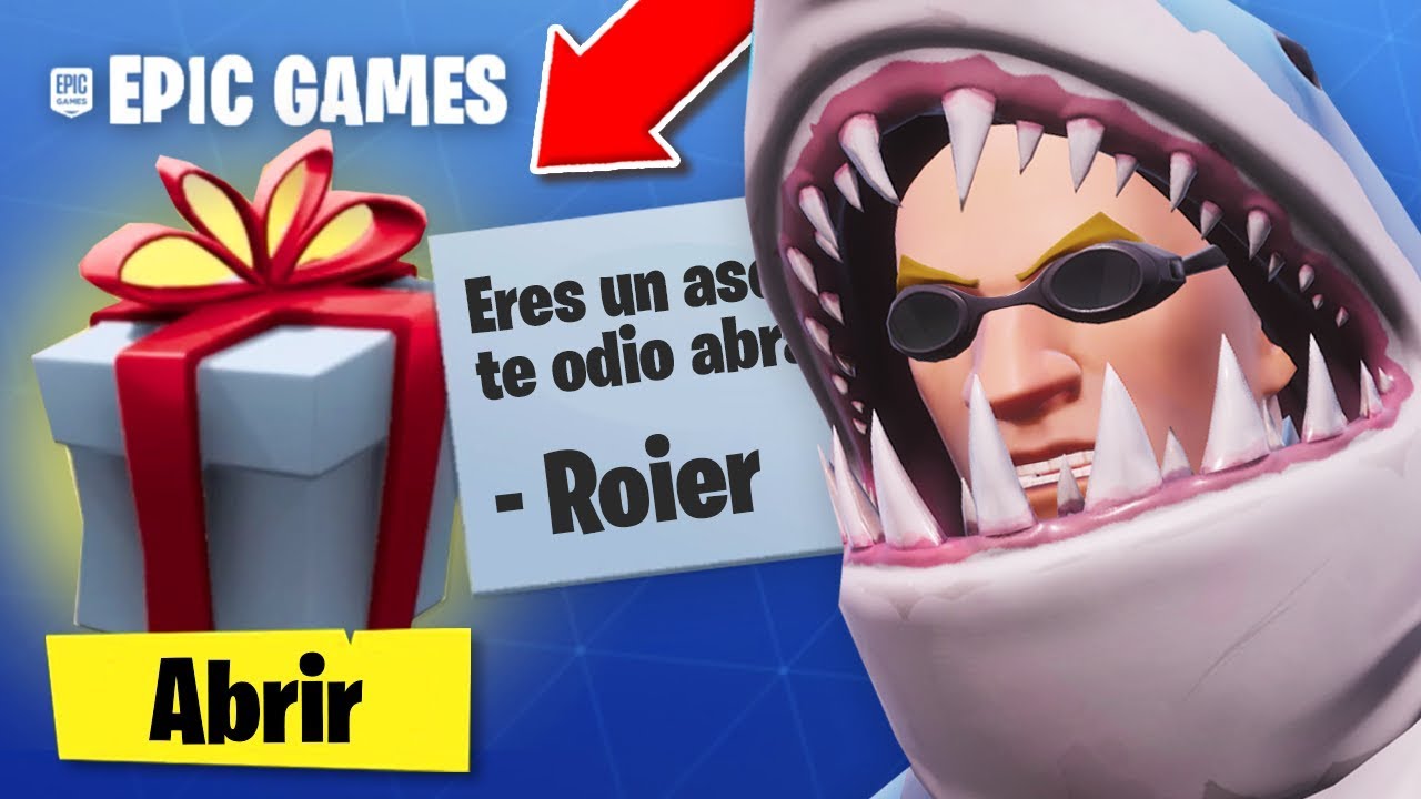 Mi amigo me insulta por darle este regalo en fortnite y pasa esto...