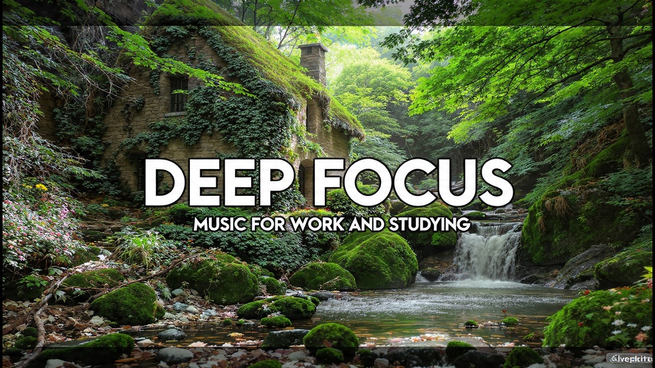 LIVE 🌙 Fall Asleep Calmly with Soft Piano & Tranquil Water Sounds