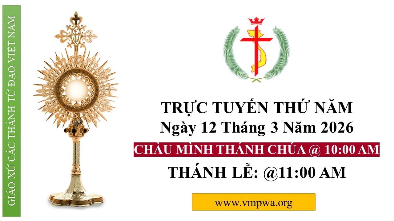 THỨ NĂM - Thursday 3/12/2026 @11:00 AM