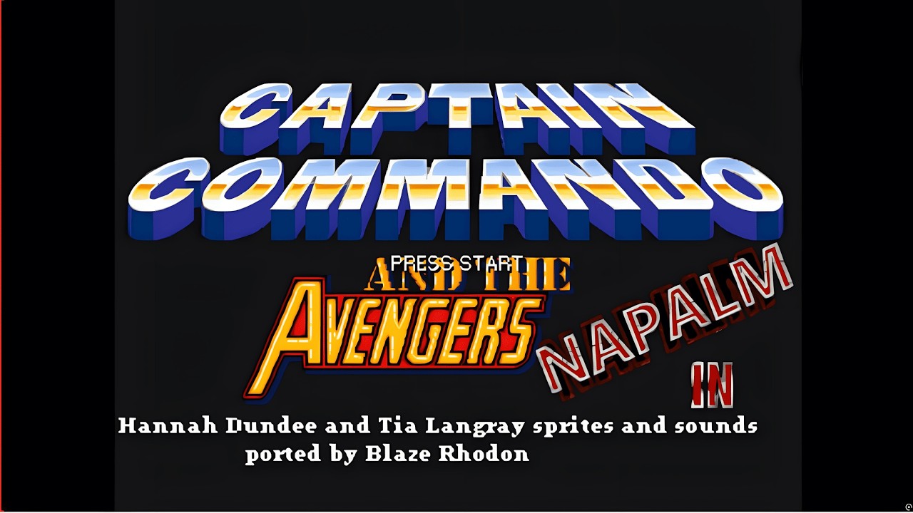 Captain Commando and the Avengers – Hannah Dundee Edition (Napalm Series) | OpenBoR Gamer