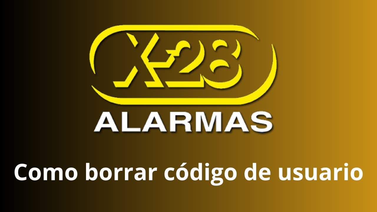Cómo borrar un código de usuario.