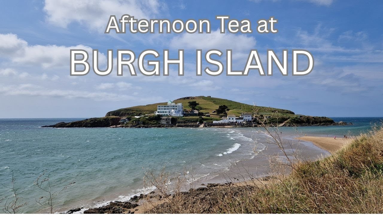 We go to BURGH ISLAND for Afternoon Tea!