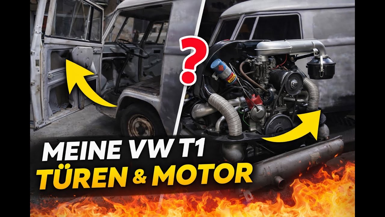 Vw T1 Bulli Drama: Türen & Motor