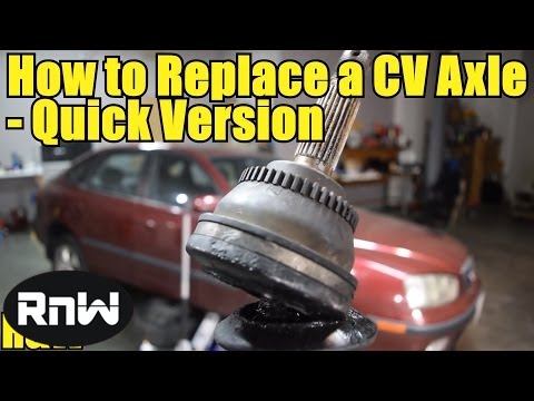 How to Replace a CV Axle Shaft - Quick Version