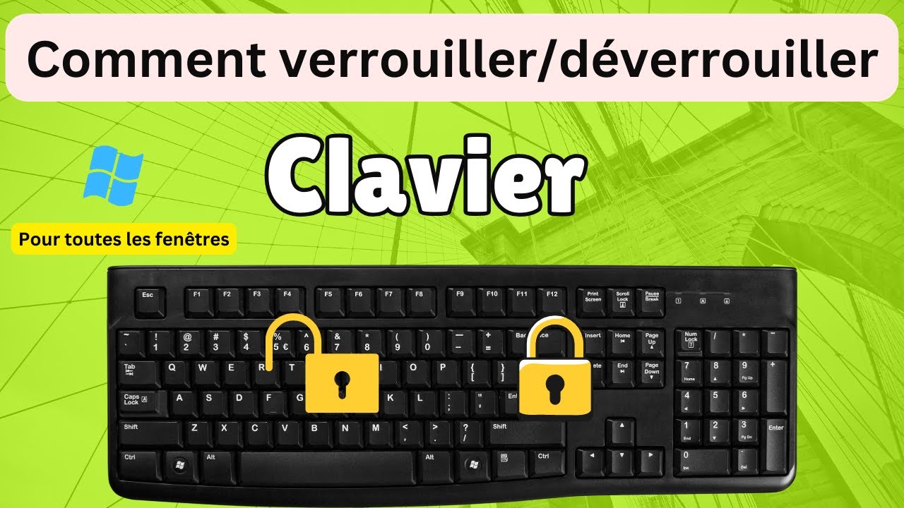 Comment verrouiller/d&eacute;verrouiller le clavier sur un PC ou un ordinateur portable Windows 10 |