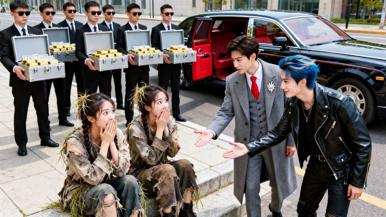 Two Poor Girls, Scammed While Busking, Hired as Wives by Gorgeous Strangers for $1M a Day!