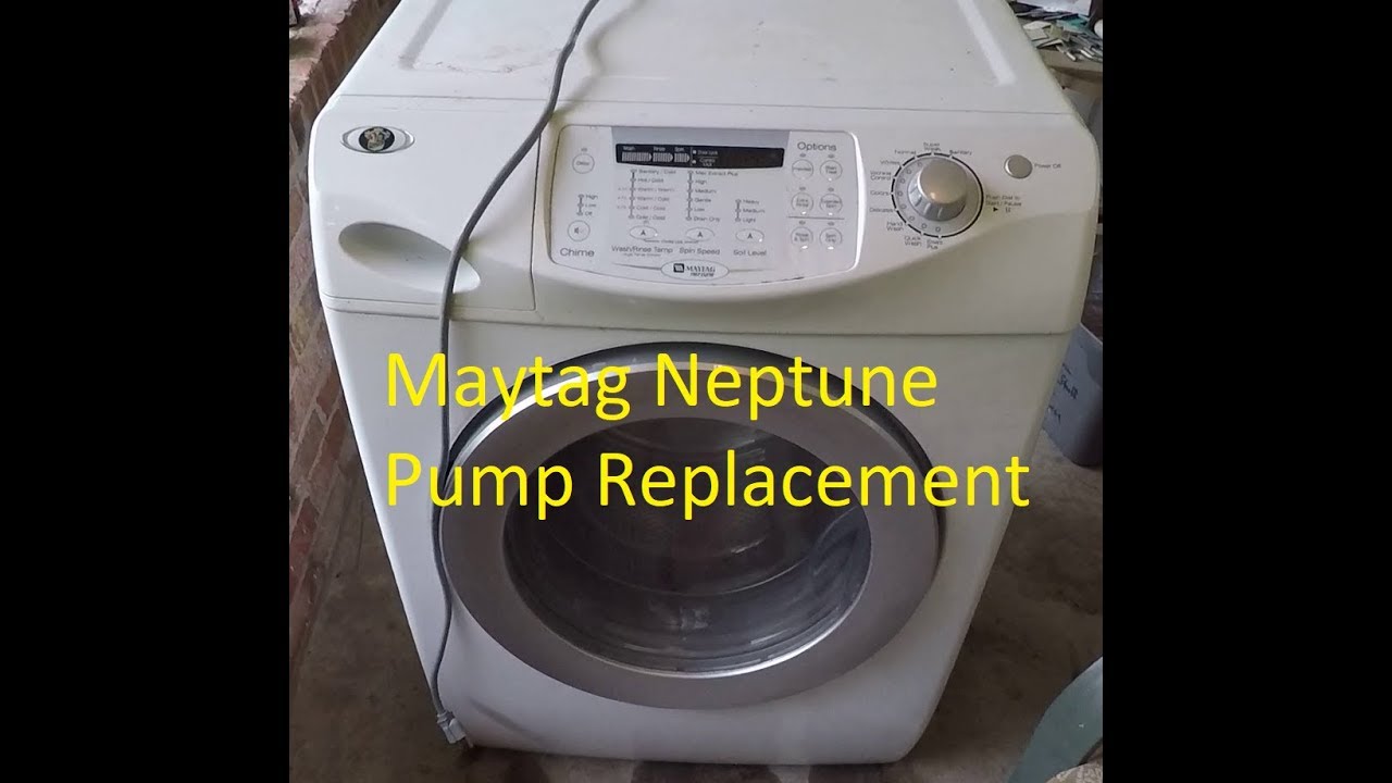 Replacing the pump in a Maytag Neptune Washing Machine