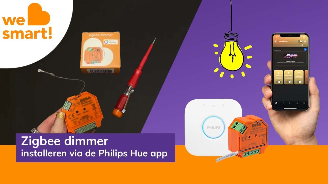 Zigbee dimmer installeren via Philips Hue app | Maak je bestaande lampen slim (ROB_200-004)