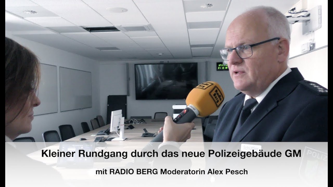 Kleiner Rundgang durch die neue Polizeiwache in Gummersbach