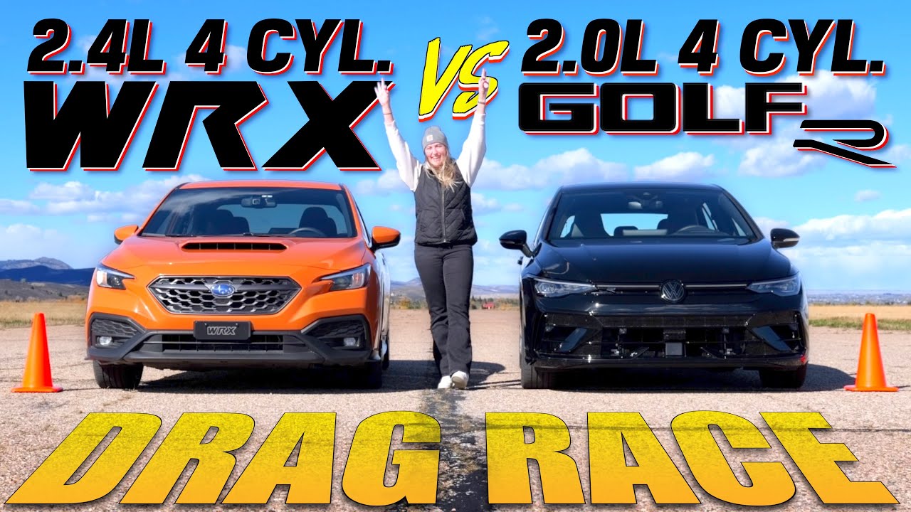 Гонка Golf R против Subaru WRX: результат вас НЕ удивит!