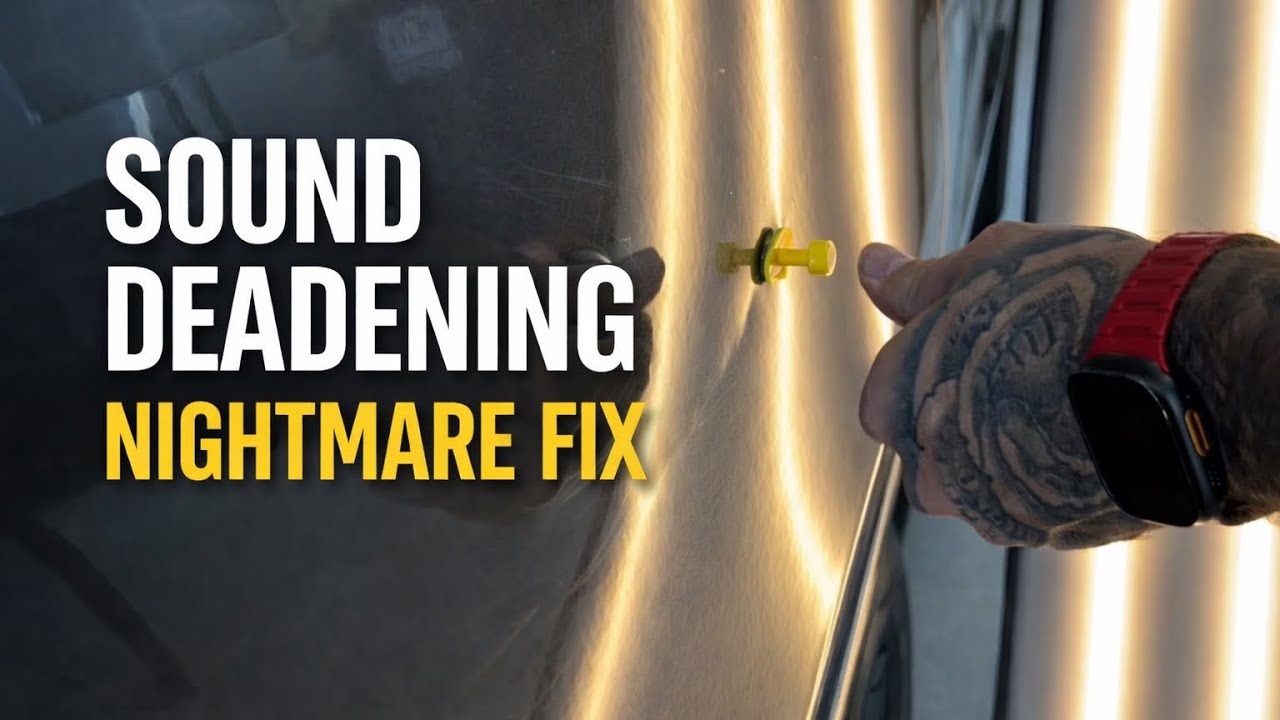Deep 12” Crease Repair FULL TRAINING | Quarter Panel Glue Pull + Push Finish