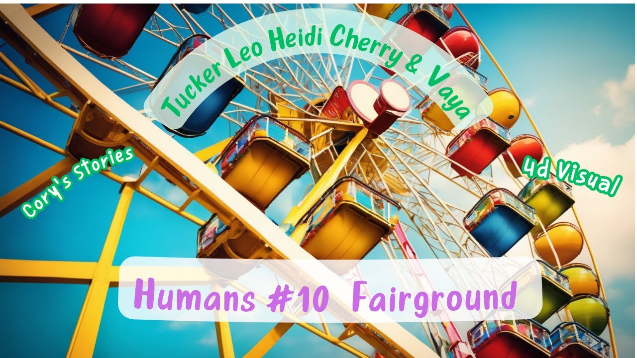 Fun Bedtime Story For Kids | Tucker Leo Heidi Cherry & Vaya - Humans #10 Fairground