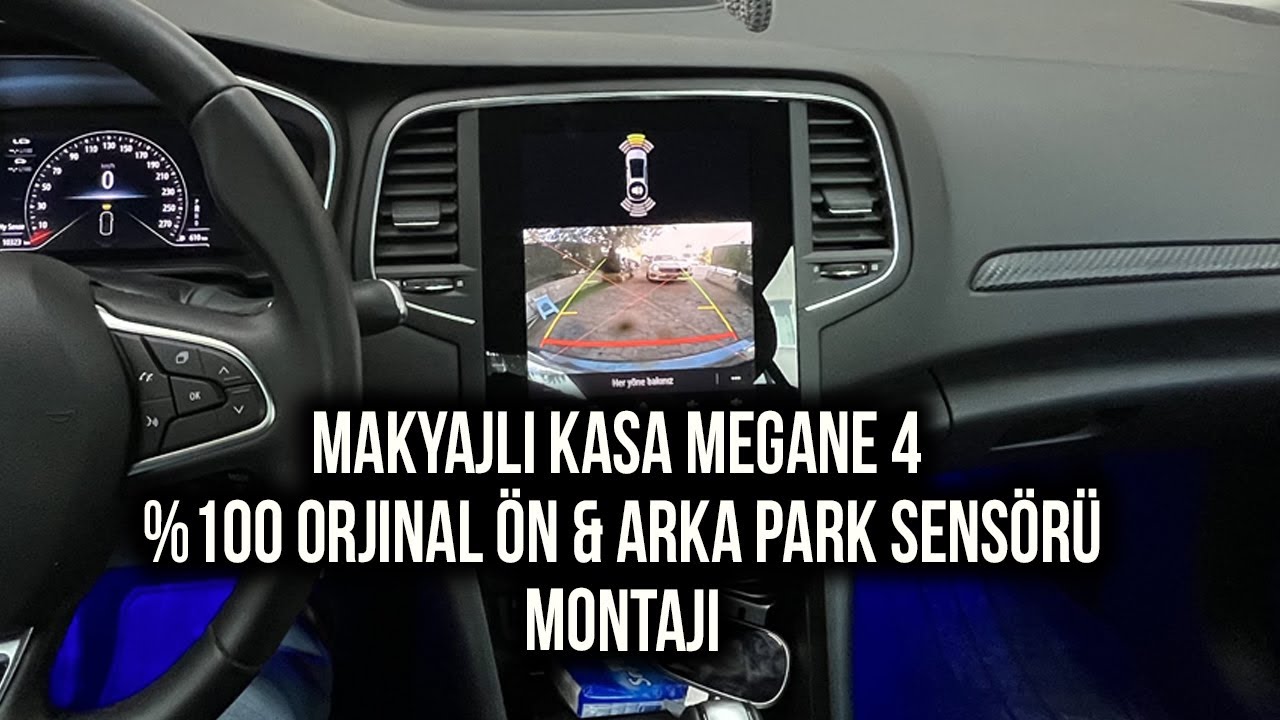 Ph2 Megane 4 Ön & Arka park sensörü uygulaması.