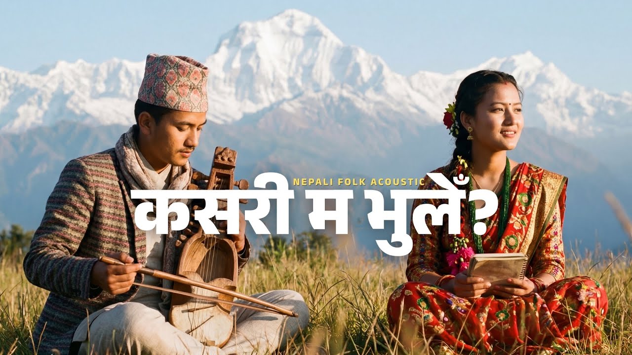 कसरी म भुलेँ? | Kasari Ma Bhule | Nepali Folk Acoustic | AI Duet Cover