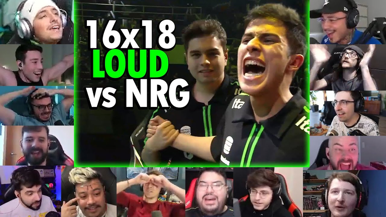 REAÇÃO DO MUNDO A LOUD FECHANDO 2x1 CONTRA NRG