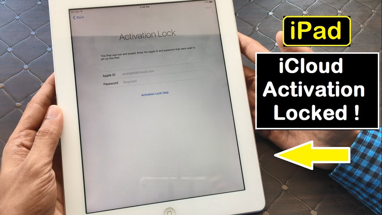Unlock iPad iCloud Activation Lock and Use apps on locked iPad