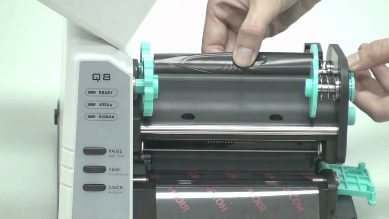 Postek Q8 Barcode Printer - Setup and Print