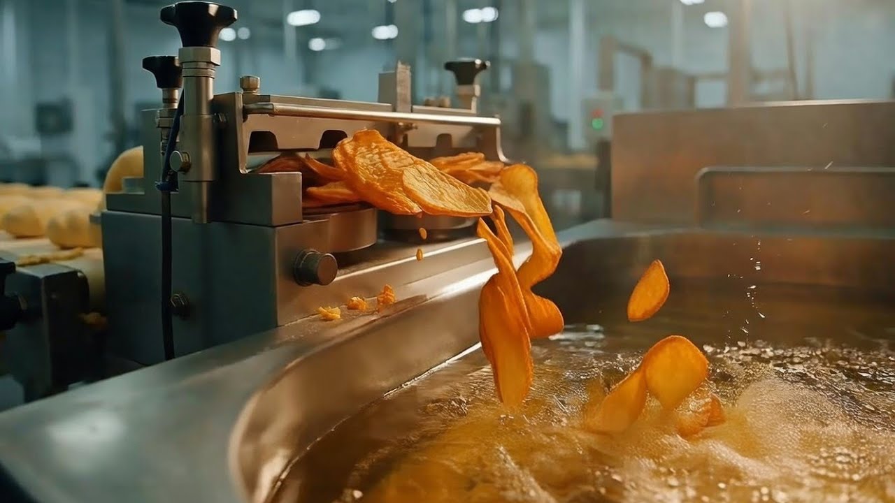 Inside a Modern Pringles Factory: From Potatoes to Perfectly Stacked Chips!