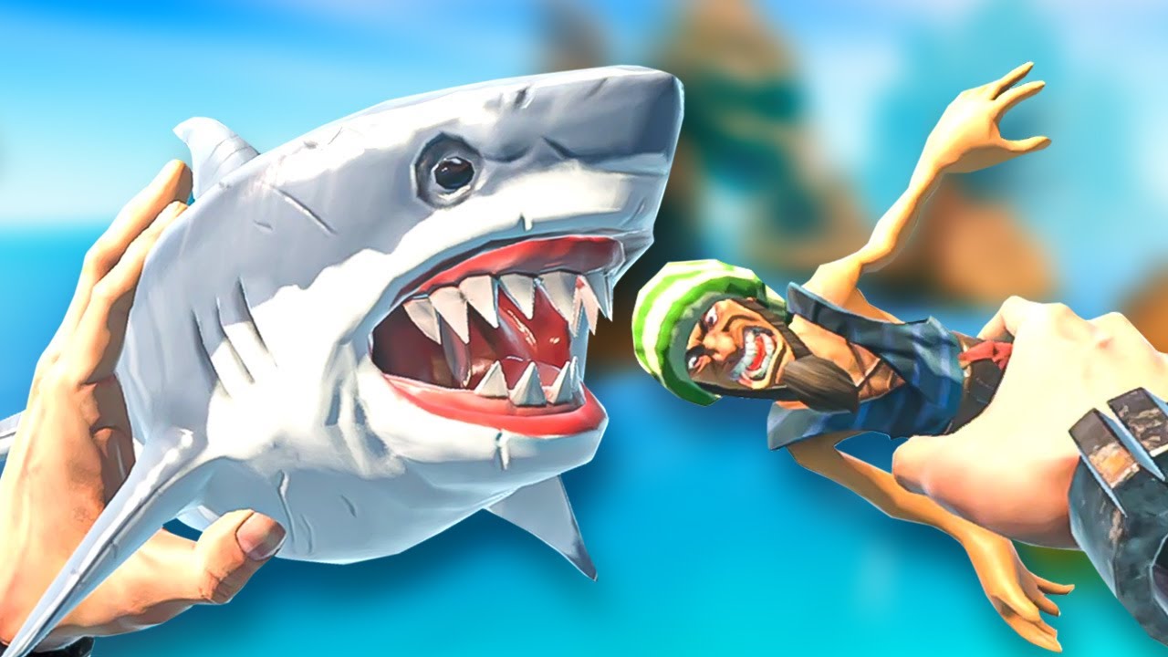 Feeding my PET SHARK some PIRATES! - Good Goliath VR