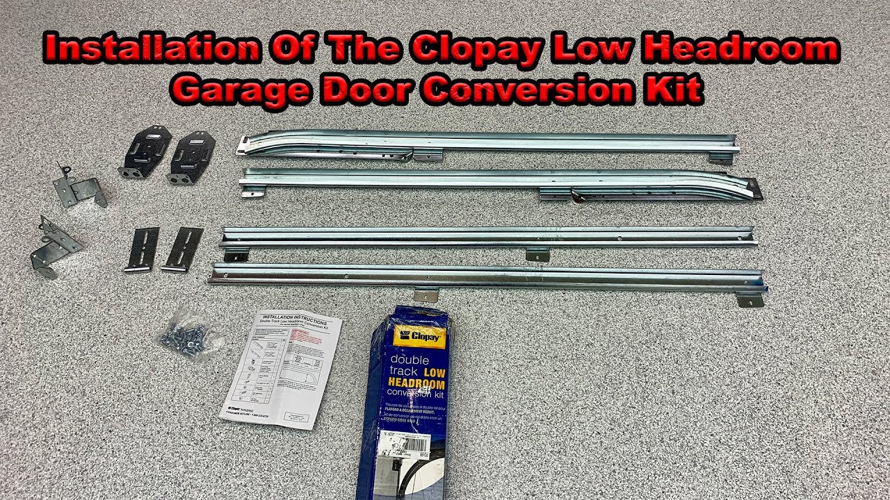 Clopay Low Headroom Garage Door Conversion Kit Installation