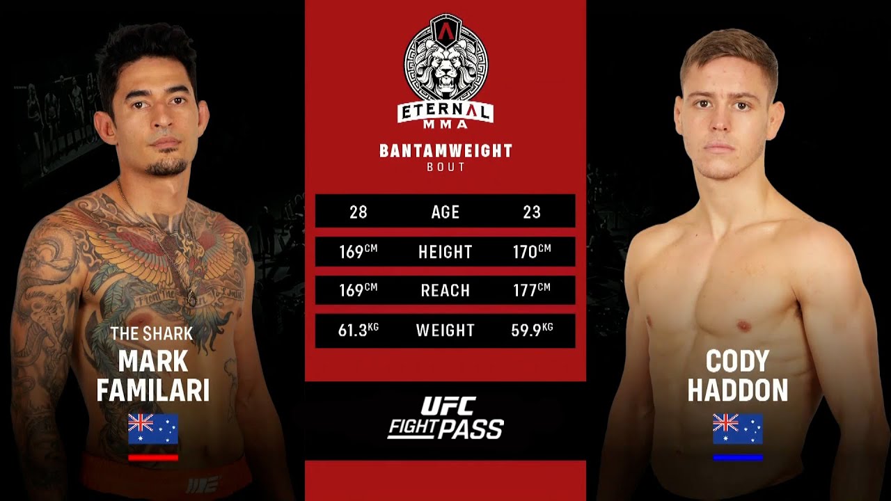 Eternal MMA 56: Cody Haddon vs Mark Familari | February 13, 2021