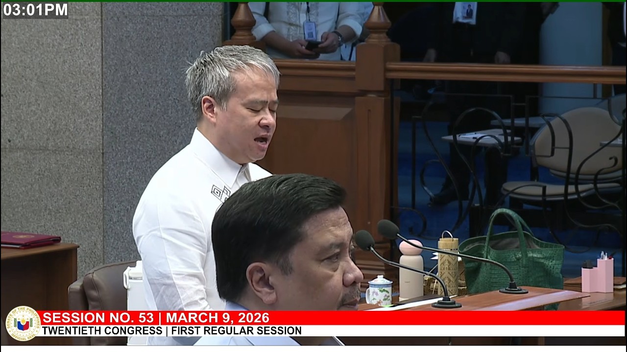 LIVE:  Senate Plenary Session No. 53 (March 9, 2026)