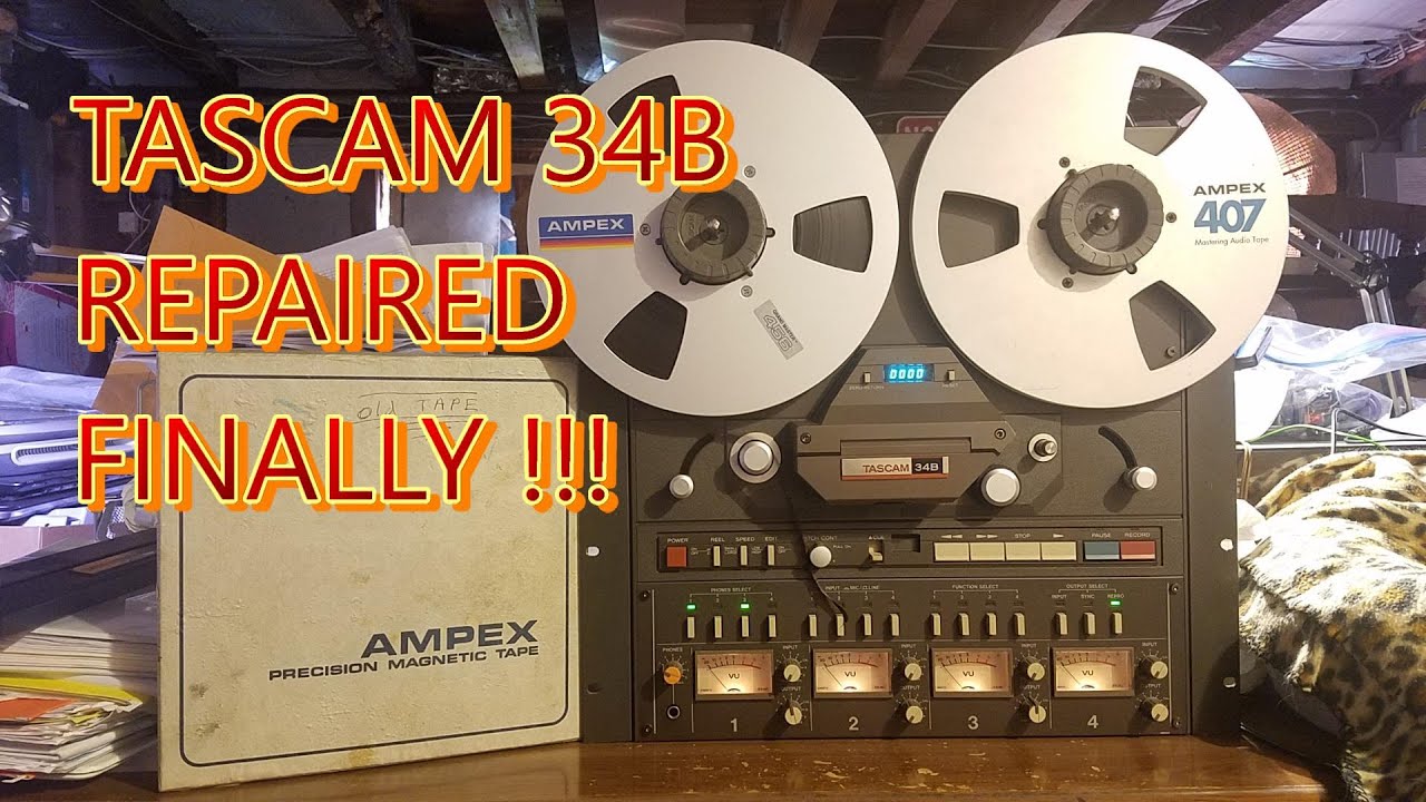 Наконец-то отремонтированная деталь TASCAM 34B найдена