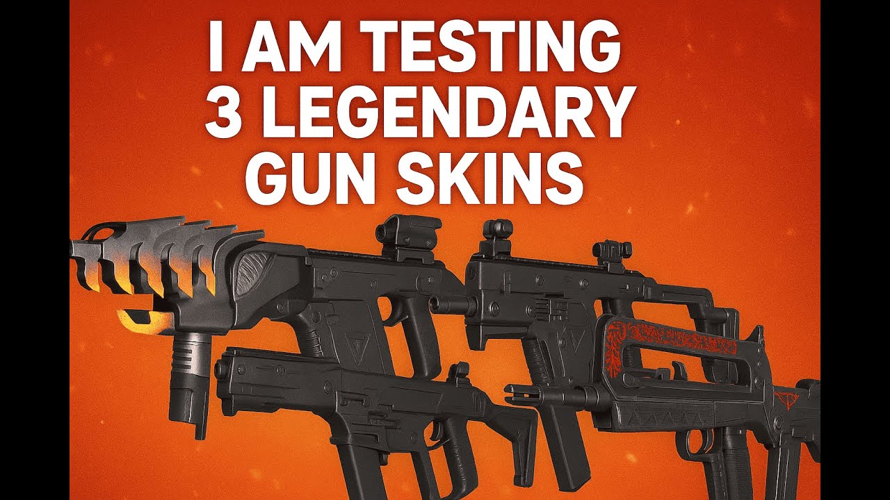 I Am Testing 3 Legendary Guns In Hazmob FPS Shooter
