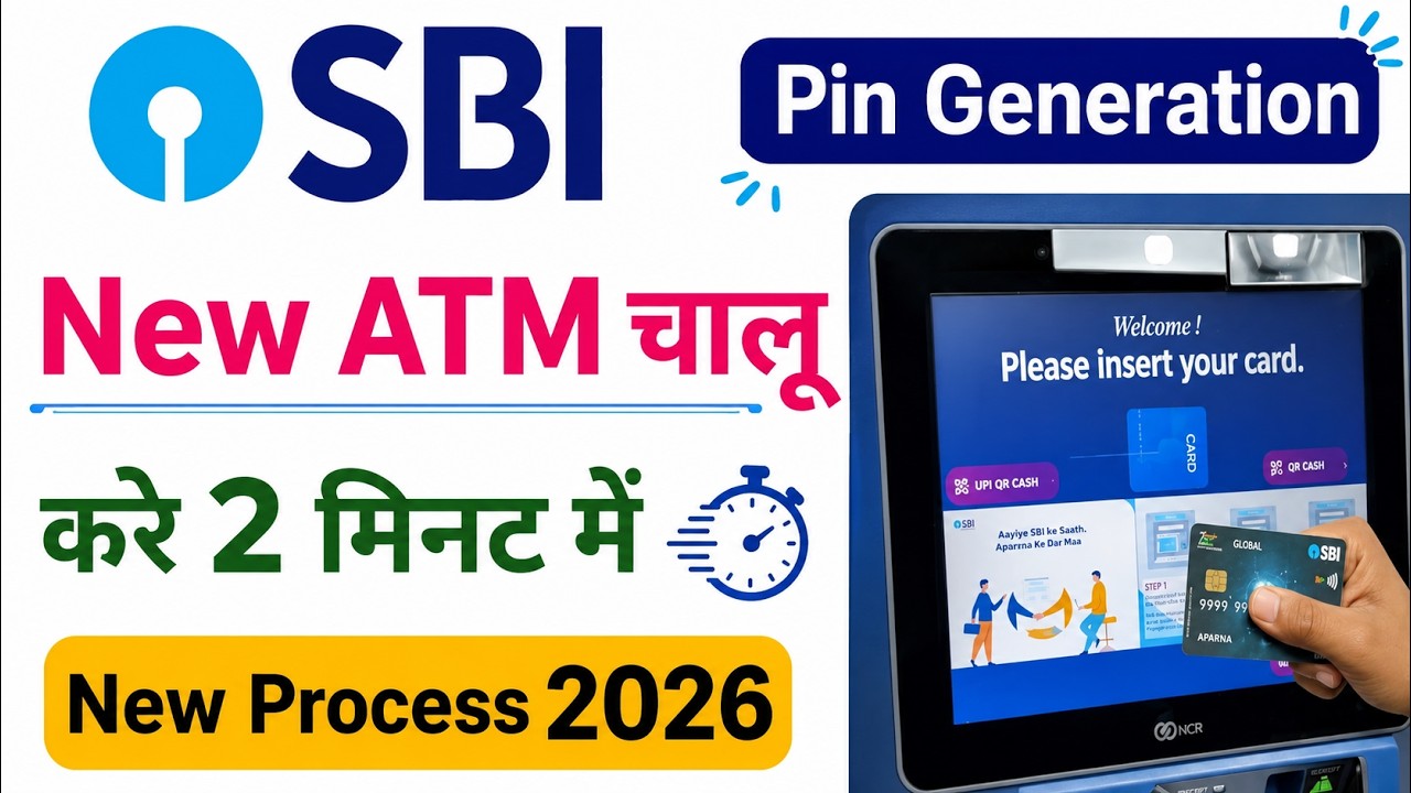 ✅ sbi atm pin generation latest video || sbi new atm card activation 2026 || @ssmsmarttech