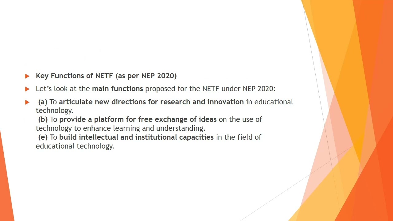 💻 National Educational Technology Forum (NETF) | Role, Objectives & Importance NEP 2020StudyPulseHub