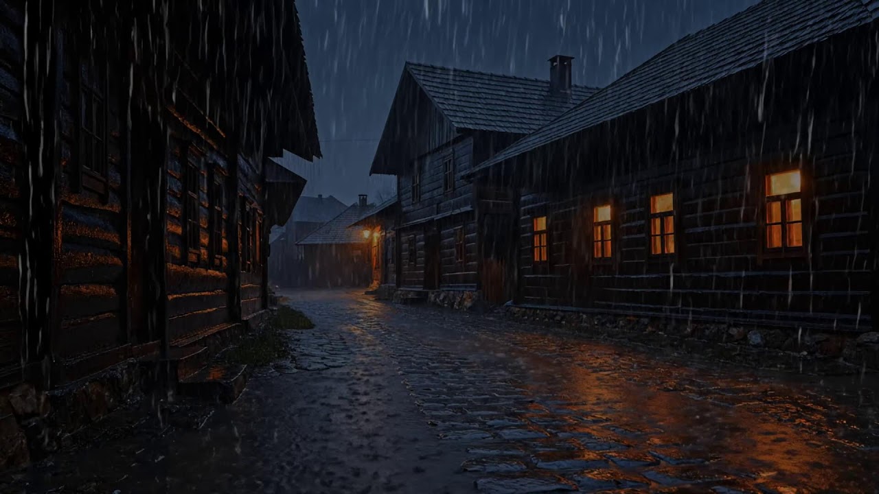 Slow Rain and Thunder Loops for Deep Sleep and Night Relaxation | Looped for Sleep