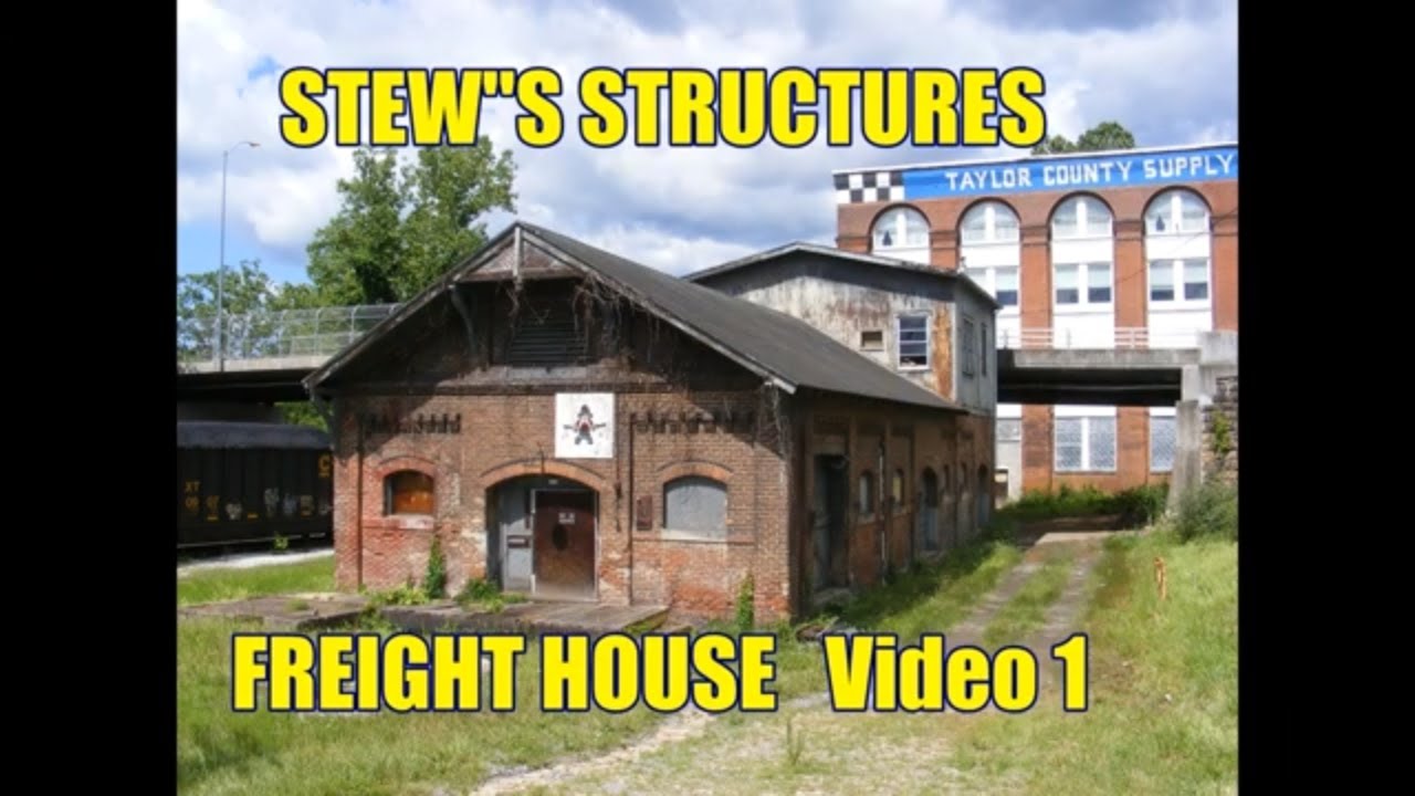 Scratch Building A Railroad Freight House  Video 1