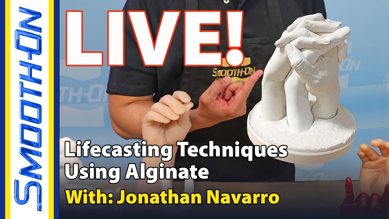 Smooth-On YouTube LIVE - Lifecasting Techniques Using Alginate