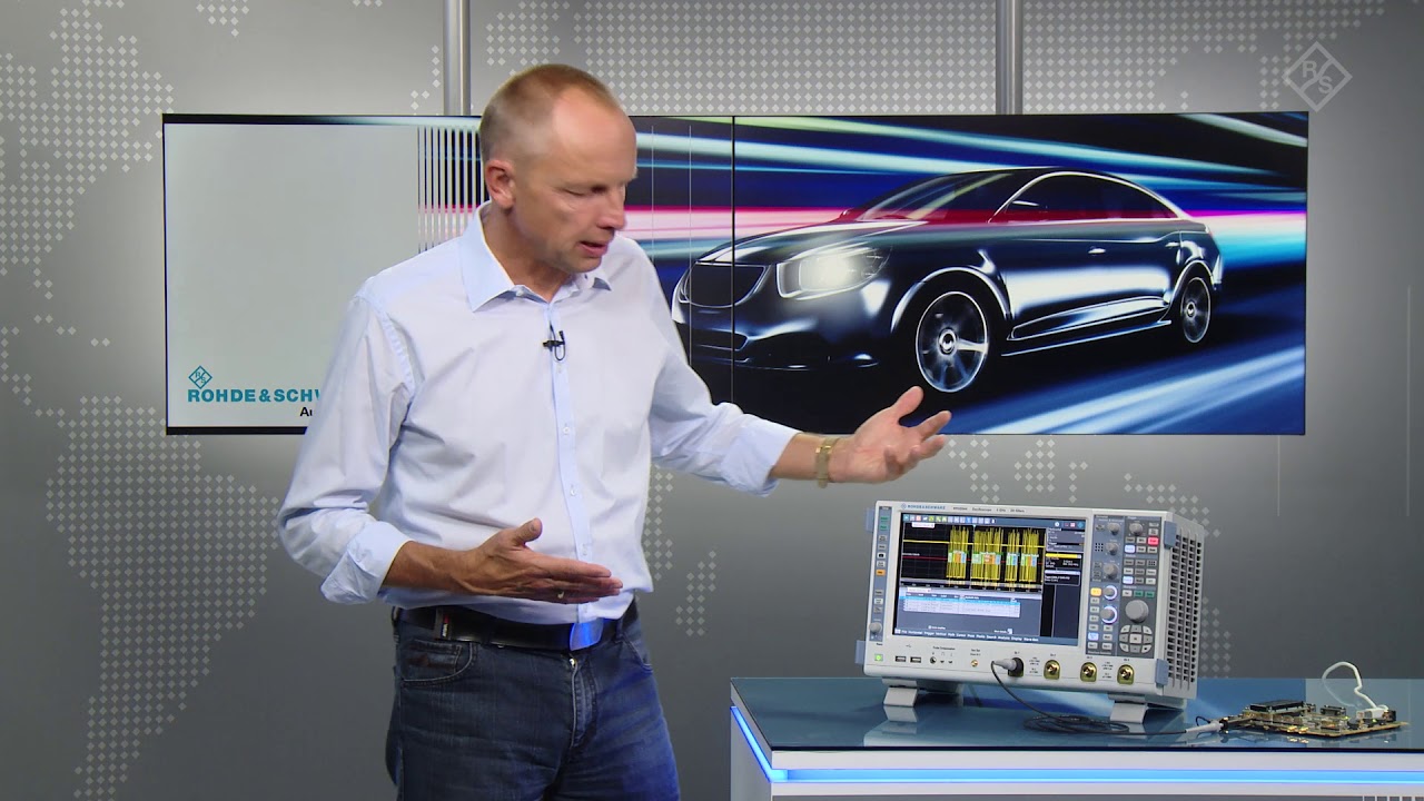 R&S RTO digital oscilloscope: CAN-dbc: symbolic decoding of CAN bus