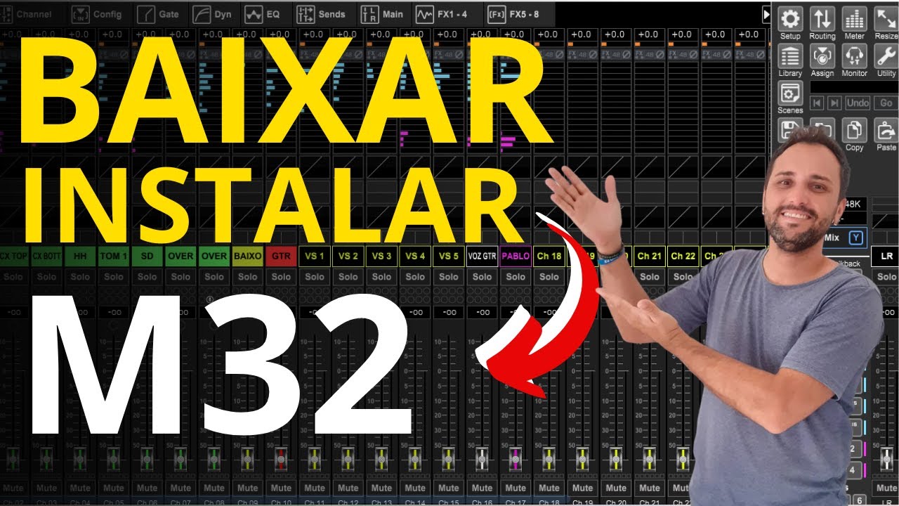 [Passo a passo] Como baixar e instalar a m32 no computador. | Midas M32