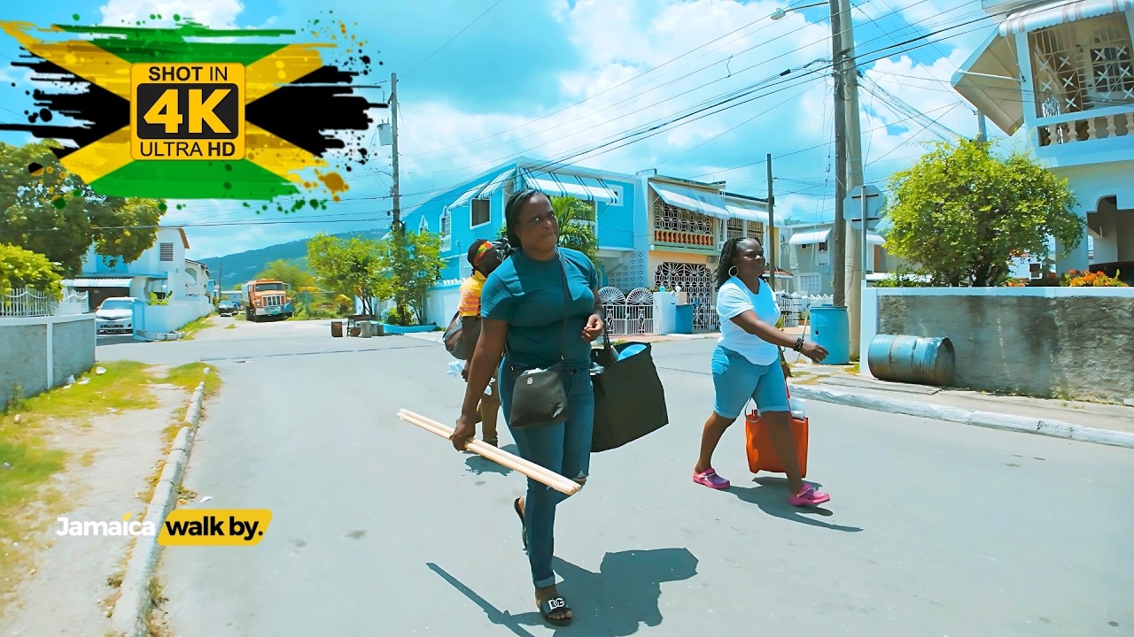 ✓JAMAICA WALK BY | Walking Full Tour Of Cooreville Gardens In Kingston 20, Jamaica 2025 4k