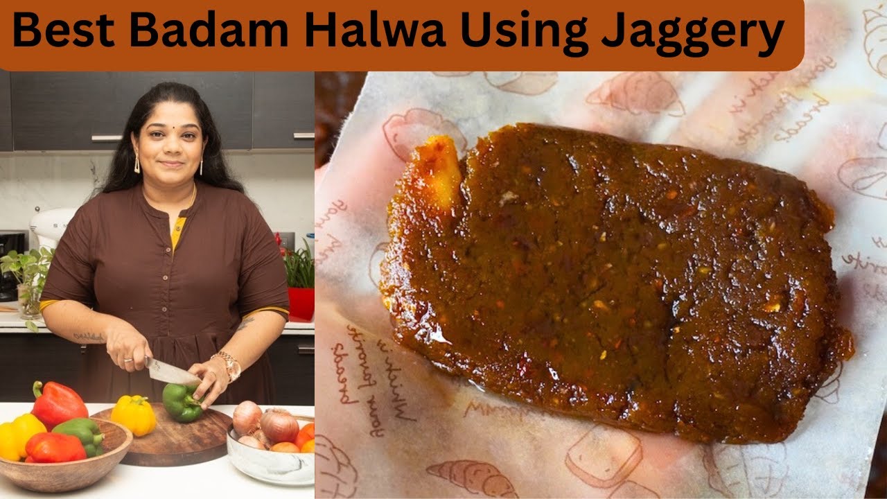 Don't Make Badam Halwa with Sugar, Instead Make This - Easy & Tasty Badam Halwa