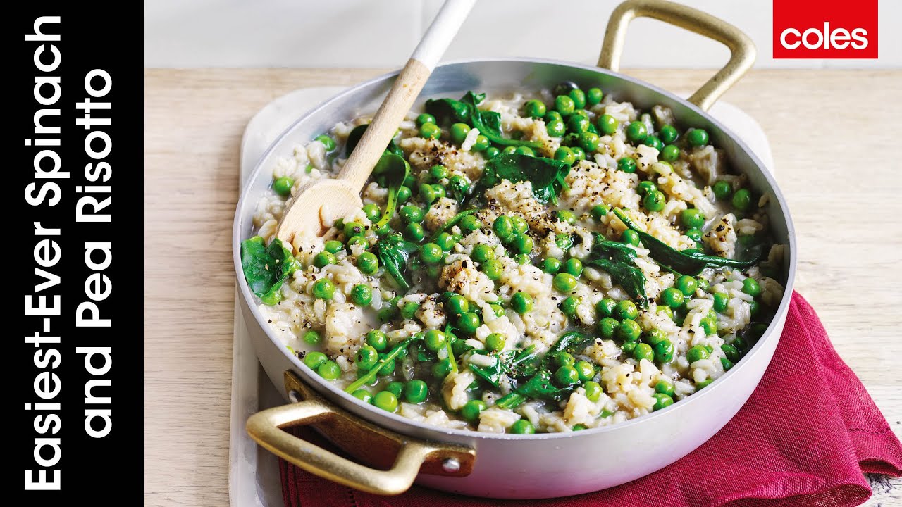 Easiest-Ever Spinach and Pea Risotto