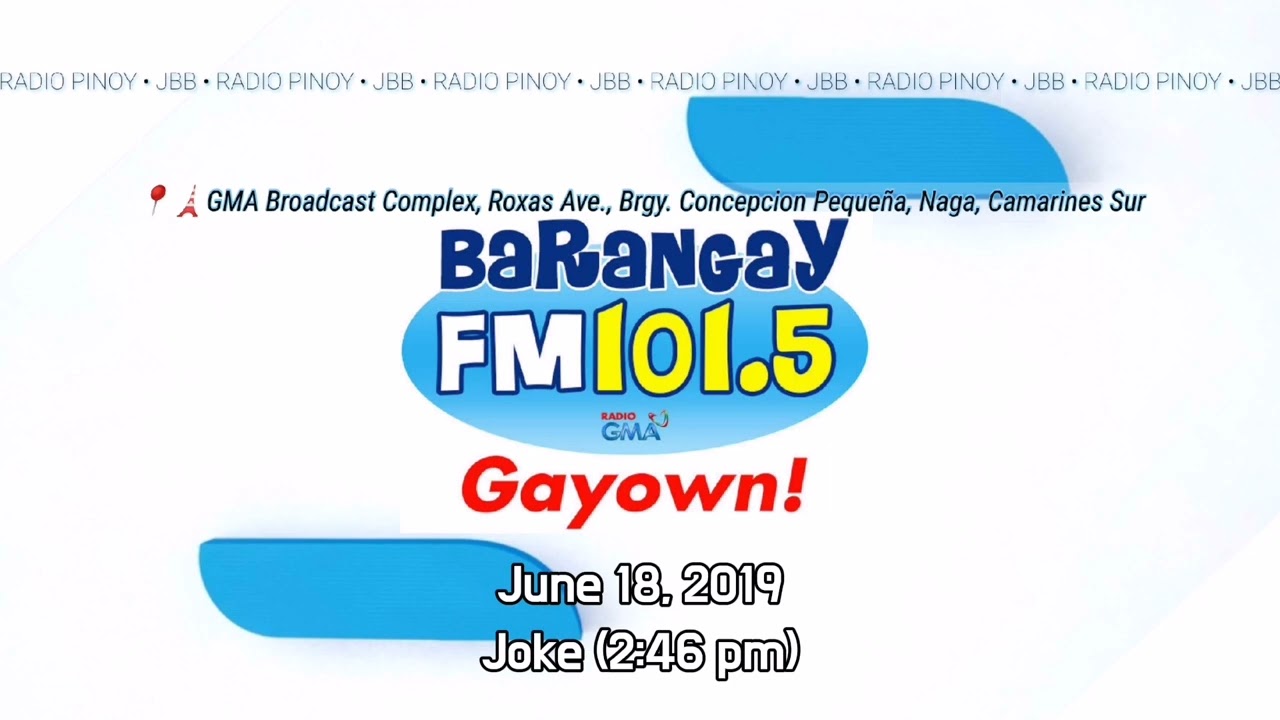 @rpjbb Barangay FM 101.5 Naga | Joke |  6/18/2019